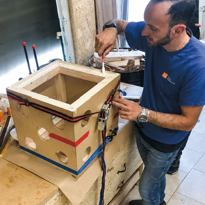 Taglio e costruzione