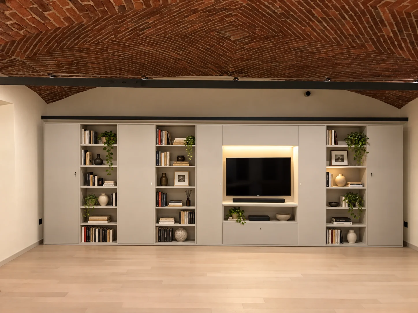 armadiatura TV Minimalista