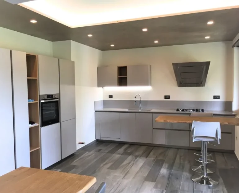 soluzione cucina e salotto
