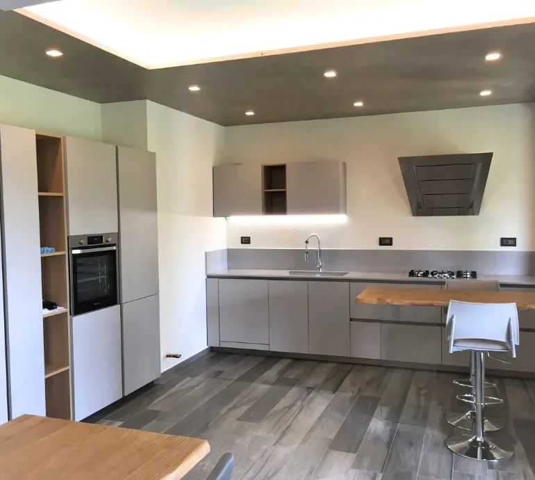 soluzione cucina e salotto