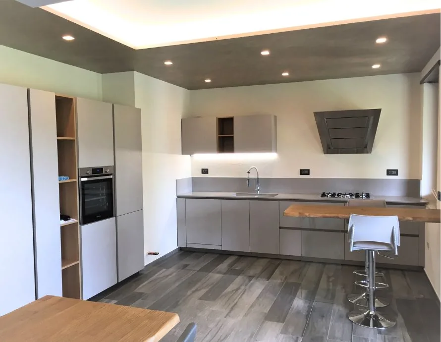 soluzione cucina e salotto