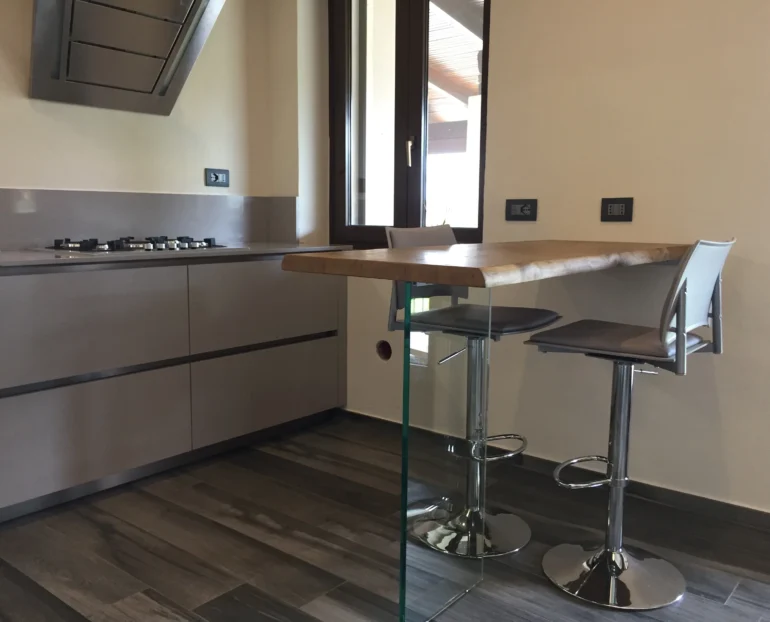 soluzione cucina e salotto